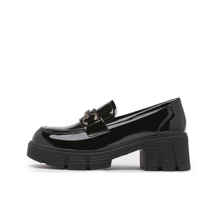 RITAI Synthetic Leather Loafers Women's Black