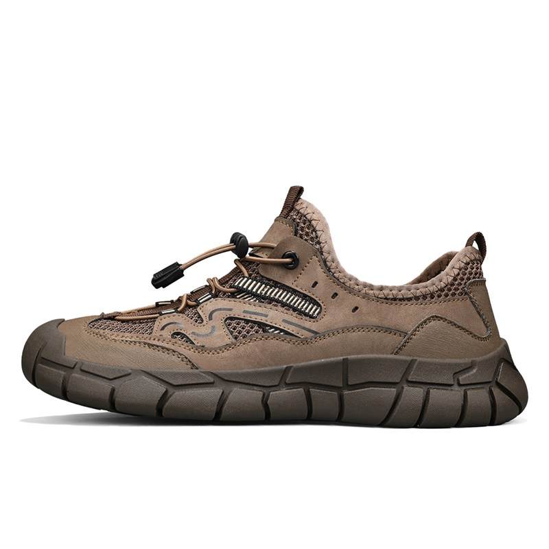 WENNAI Men's Casual Shoes Men's Low Top Umber