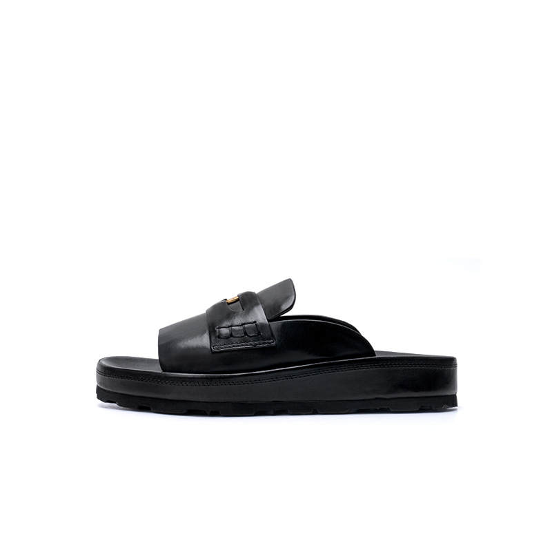 Martniel Slip Resistant Slide Slippers Women's Black