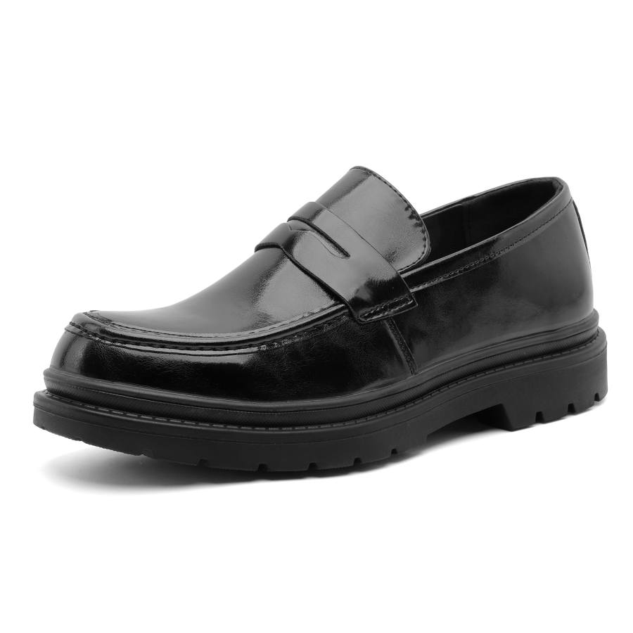 ZHENRAN Dress Shoes Men's Low Top Black