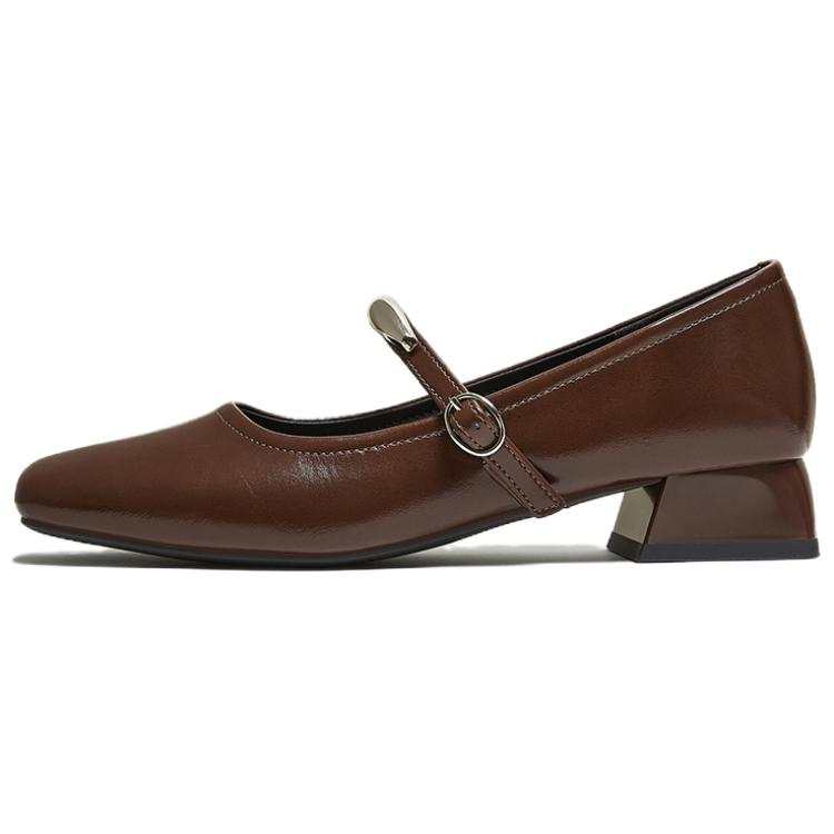 BASTO Block Heel Mary Jane Shoes Women's