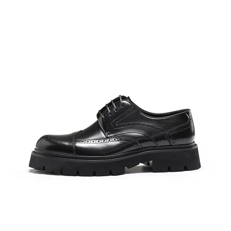 Bansley Cow Leather Casual Shoes Men's Black