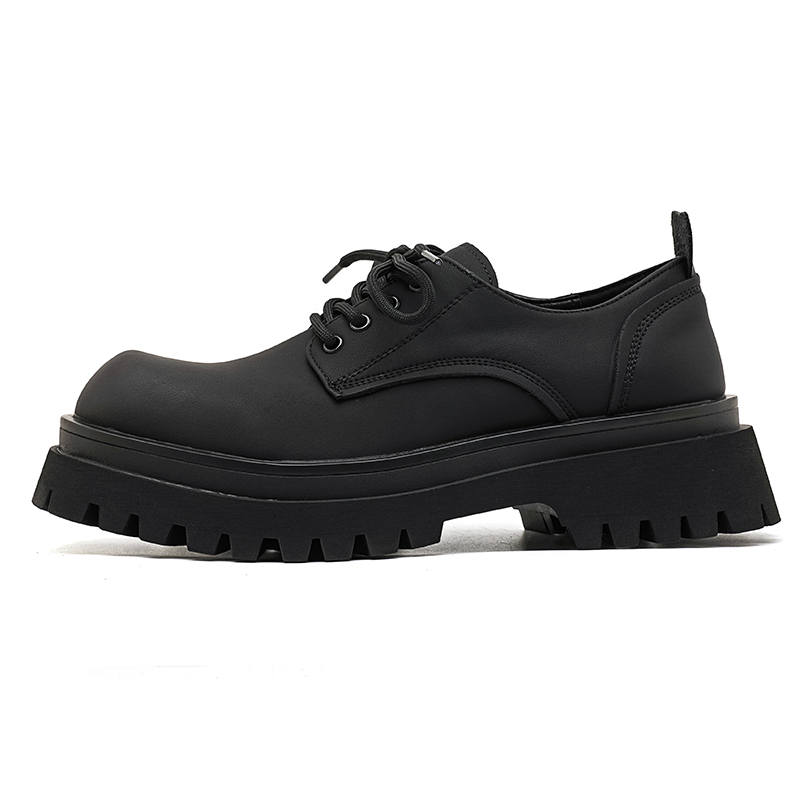 KAQIAODI Microfiber Leather Casual Shoes Men's Black
