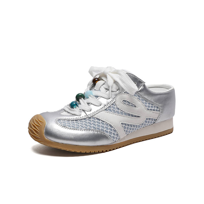 PLO CART Rubber Sole Abrasion Resistant Abrasion Resistant Closed Toe Slippers Women's