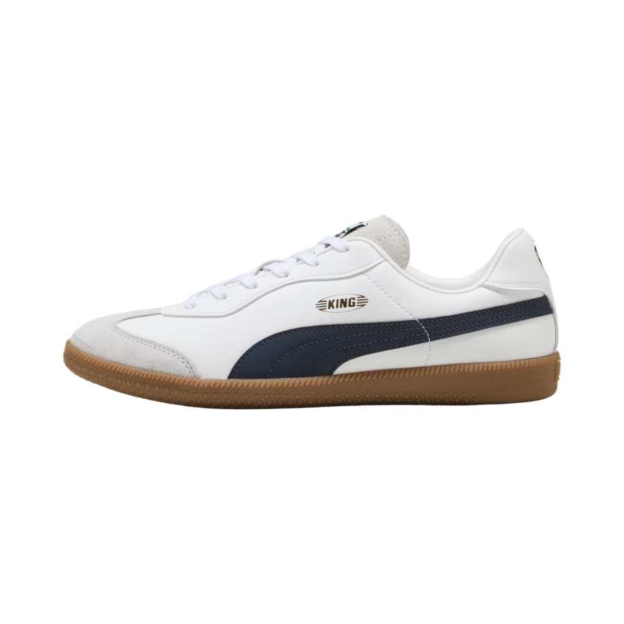PUMA King 21 IT Cow Leather Soccer Shoes Men's White
