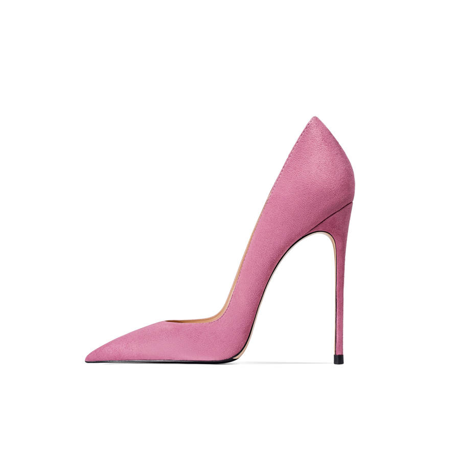 Ganxiaojie Slim Heel High Heels Women's Graceful Pink