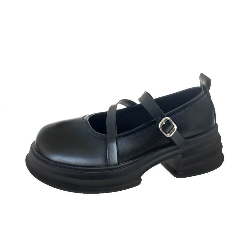XIAOHONGREN Pu Mary Jane Shoes Women's