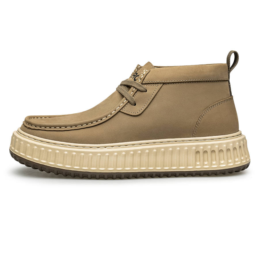 ZRO Skateboard Shoes Men's High Top Black/Khaki