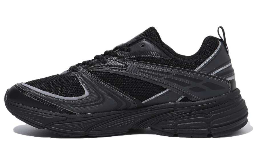 FILA Ray Mesh, Synthetic Leather Low top Casual Shoes Unisex Black