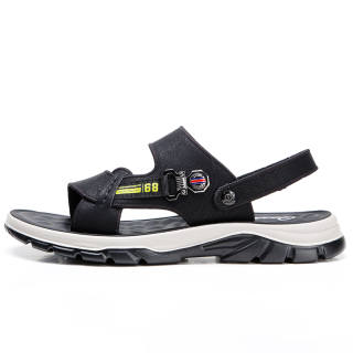 AIBAOLUO Beach Sandals Men's Gray/Black