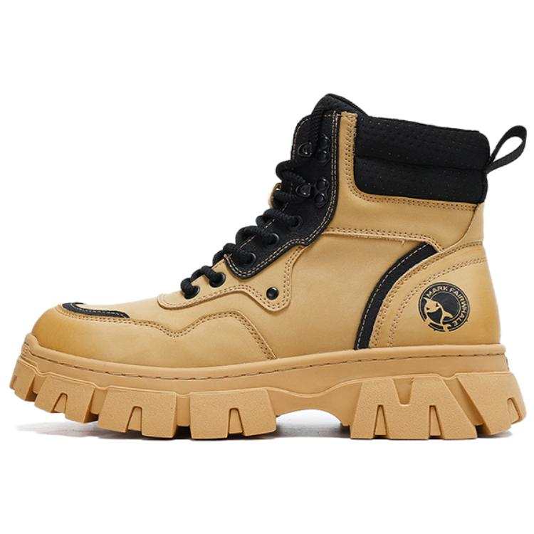 FAIRWHALE Combat Boots Unisex Yellow/Green/Gray