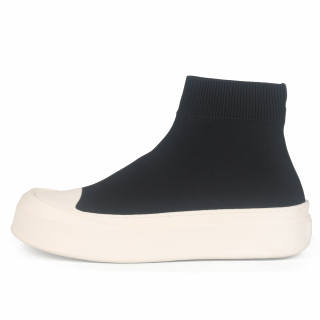 TIEKE Mesh Slip Resistant Abrasion Resistant Slip Resistant Abrasion Resistant Mid top Casual Shoes Men's Black
