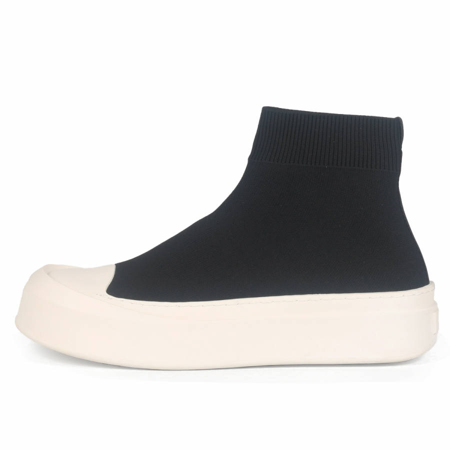 TIEKE Mesh Slip Resistant Abrasion Resistant Slip Resistant Abrasion Resistant Mid top Casual Shoes Men's Black