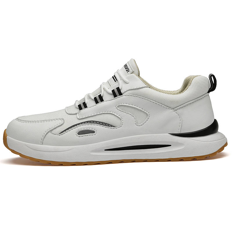 WENNAI Men's Casual Shoes Men's Low Top White