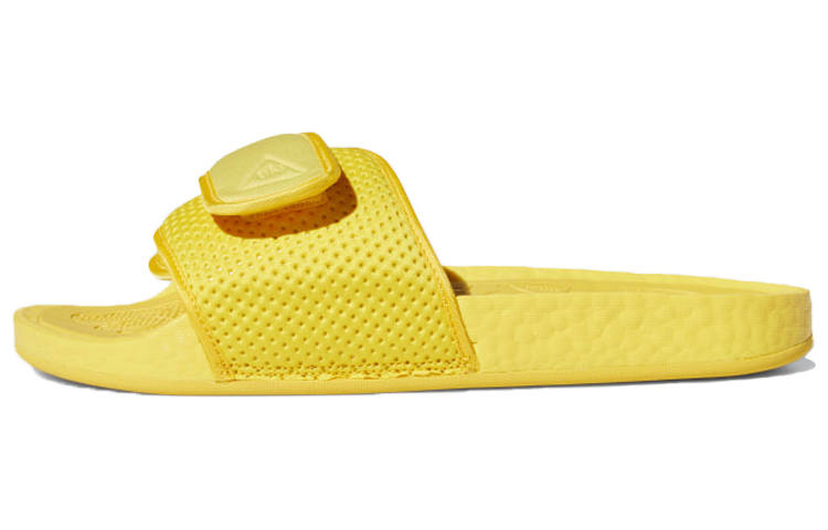 Adidas Originals Chancletas Hu Pharrell x Chancletas Hu Adidas Originals Slides 'Bold Gold'