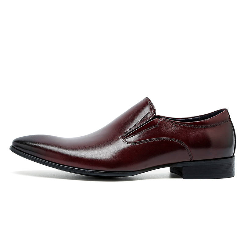 ASTON M.JAZZ Dress Shoes Men's Low Top Black/Brown/Burgundy