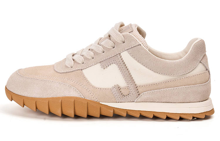 Joy&Mario Cow Split Leather Height Increasing Height Increasing Low top Chunky Sneakers Women's