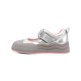 HAOYASENNU Low top Skateboard Shoes 4cm Women's Aurora Silver