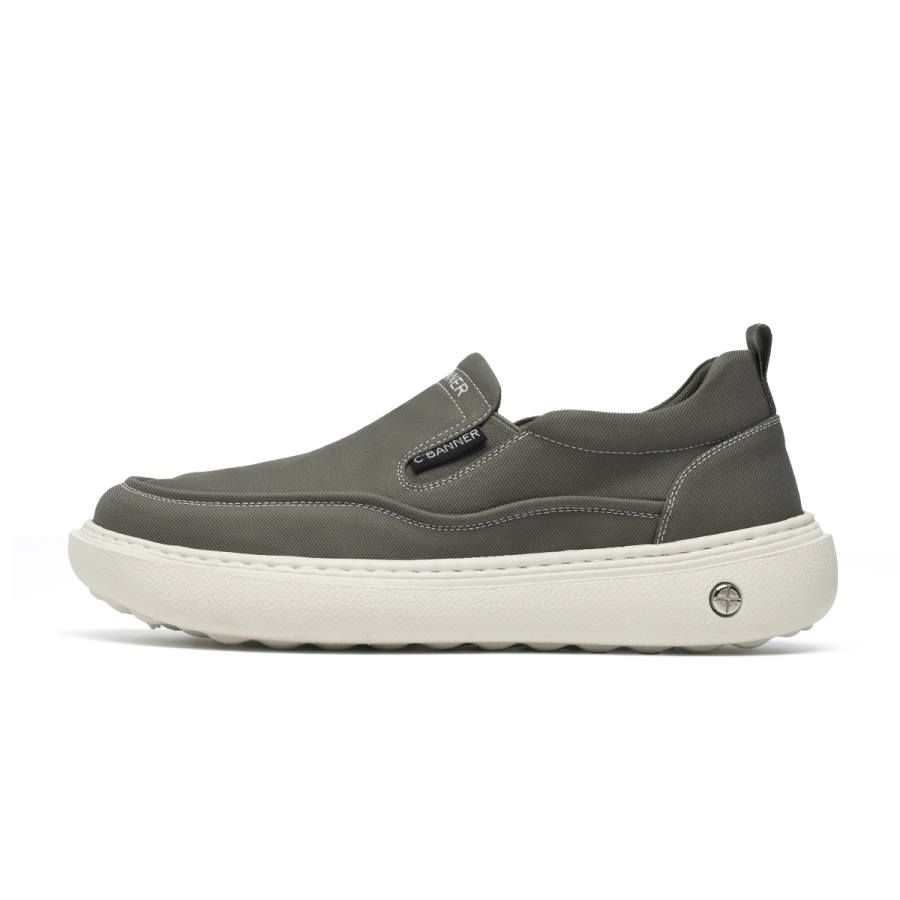 C°BANNER Fabric Breathable Low top Casual Shoes Men's Dark Khaki