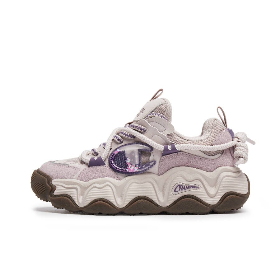 Champion Balance Low top Skateboard Shoes Women's Phantom Cloud Purple/Gray Tone Grape Purple
