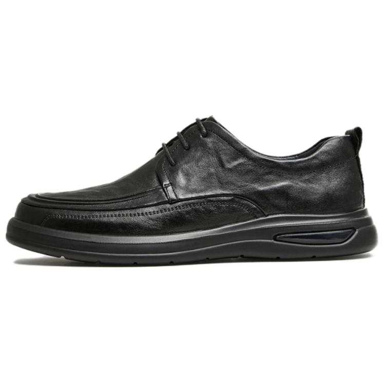 Tata Top Grain Cow Leather Low top Casual Shoes Men's Black