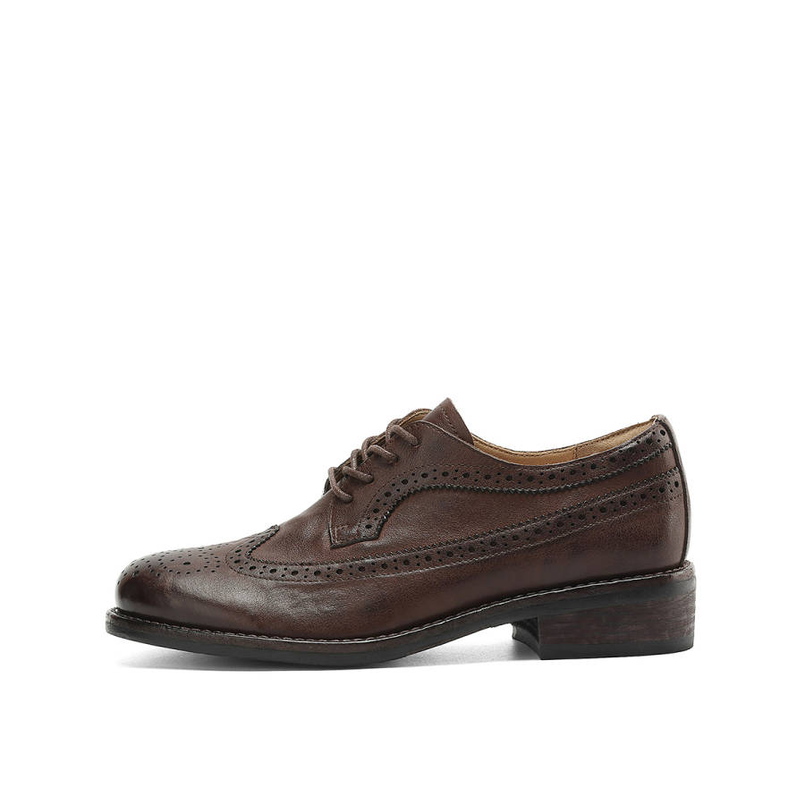 Rosa Bianca Top Grain Cow Leather Casual Shoes Women's