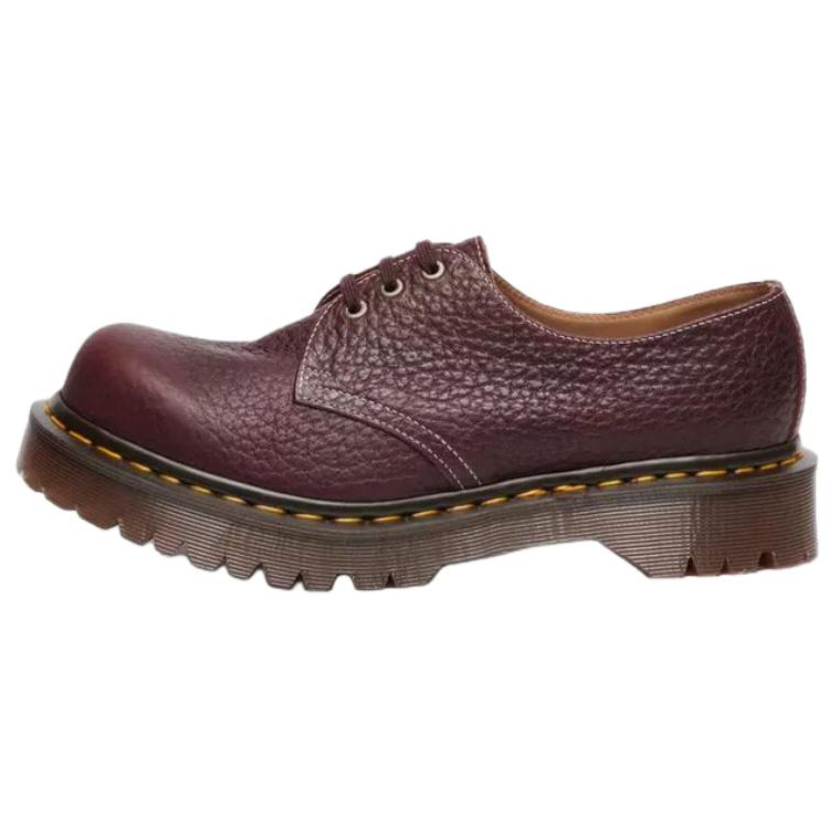 Dr.Martens 1461 Leather Low top Casual Shoes Unisex Burgundy