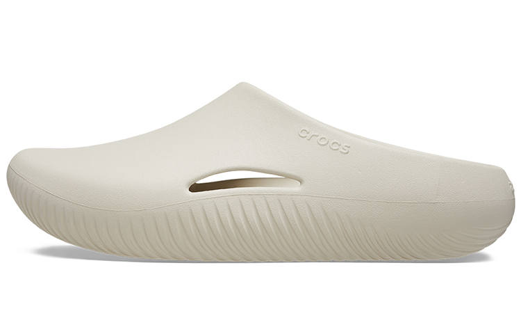 Crocs Crocs EVA Slip Resistant Closed Toe Slippers Unisex Concrete Gray