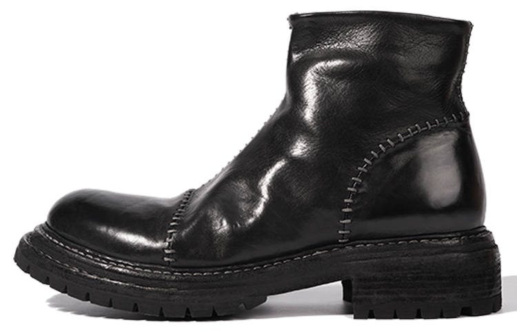 Dreambox Dreambo Horse Leather Ankle Boots 4.5cm Women's