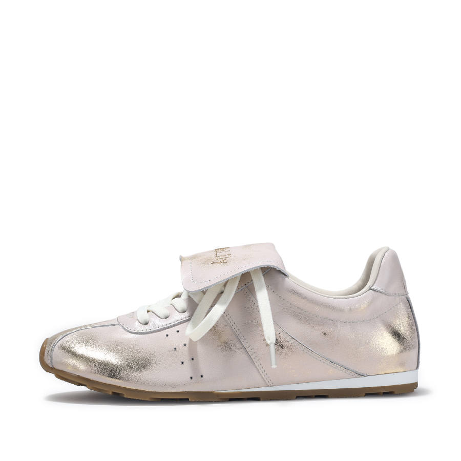 BELLALILY Top Grain Cow Leather Lightweight Slip Resistant Lightweight Anti Slip Low top Casual Shoes Women's