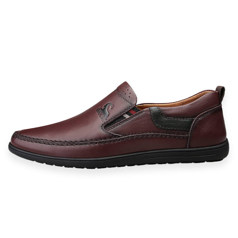 BECK Cow Leather Casual Leather Shoes Men's