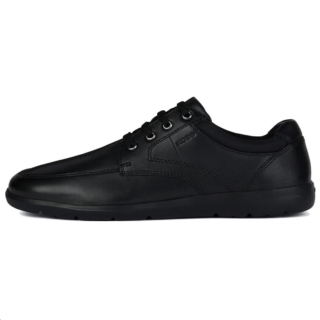 GEOX Blended Material Men's Casual Shoes Men's Black