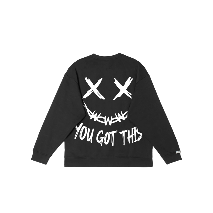 Adidas Adidas LABEL Sweatshirts Unisex Black Crew Neck Moderate