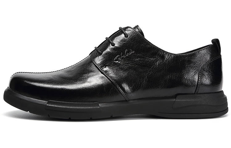 Satchi Cow Leather Casual Shoes 3cm Men's Black