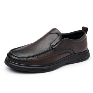 CALIFBULL Men's Casual Shoes Men's Low Top Black/Brown