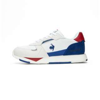 Le Coq Sportif Textile, Split Cow Leather, Artificial Leather Lightweight Low top Casual Shoes Unisex White Blue Red