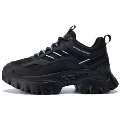 CARNAVAL DE VENISE Fabric Low top Chunky Sneakers Women's