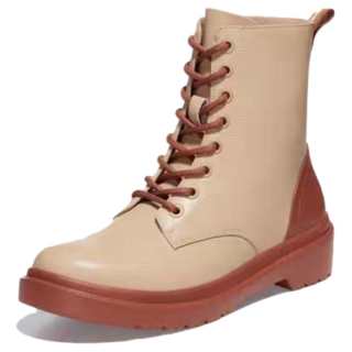 BENEUNDER Qiujiao Short Combat Boots Women's Twilight Orange Brown
