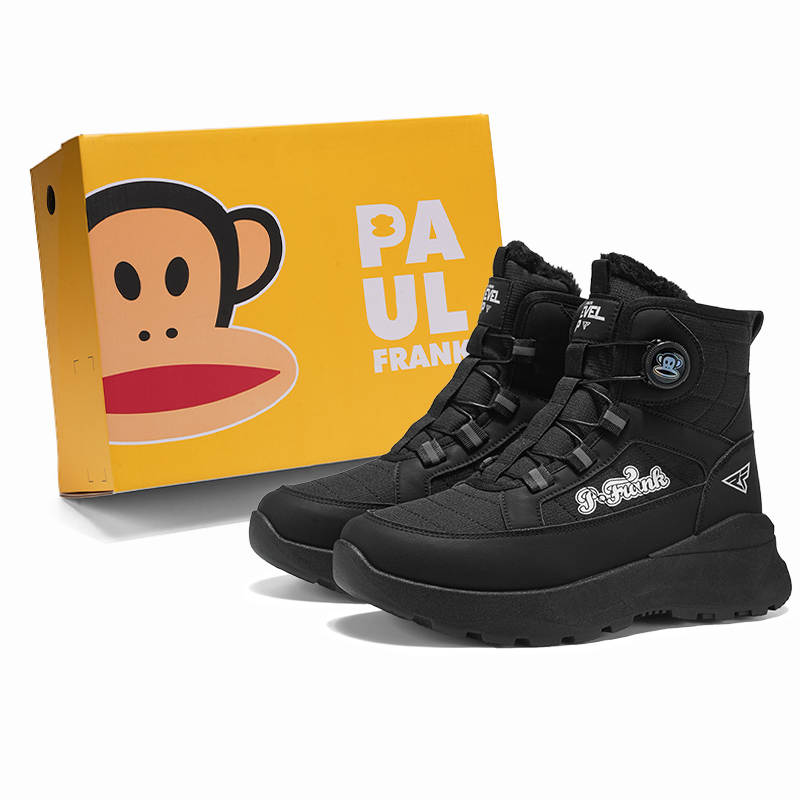 PAUL FRANK Thermal Fashion Comfortable Fleece Lined, Box Crew Snow Boots Men's