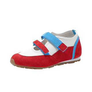 QINGZHUHU Cow Split Leather Mary Jane Shoes Women's