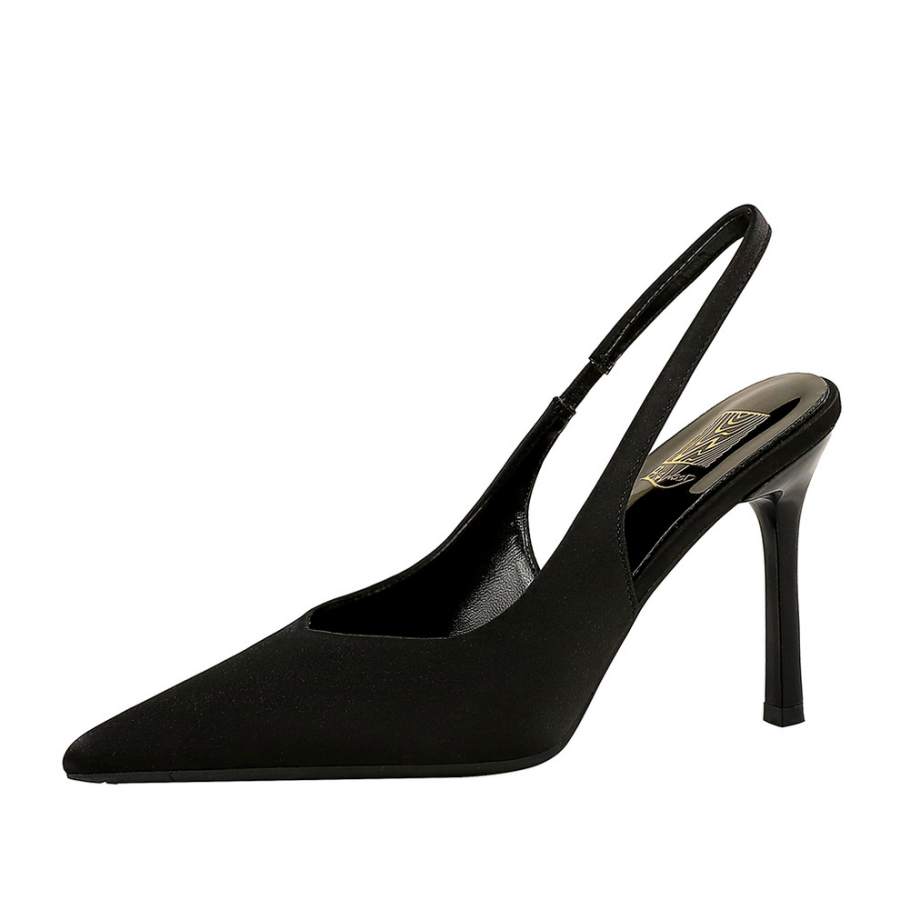 YAFEI XUANYU Silk Slim Heel High Heels 8.5cm Women's