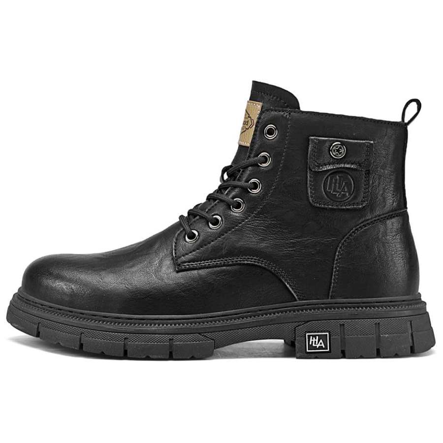 HLA HLA Combat Boots Men's Black/Brown