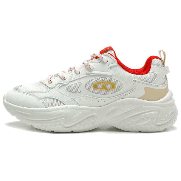 QIAODAN Classic And Versatile Slip Resistant Abrasion Resistant Low top Casual Shoes Women's White