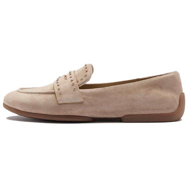 LE SAUNDA Loafers Women's Brown Coffee; Apricot Pink