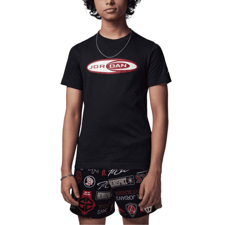 Jordan Jordan Kids T Shirts Crew Neck Moderate