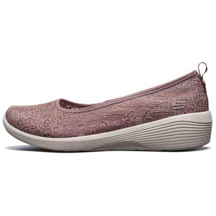 Skechers SPORT ACTIVE Fabric Abrasion Resistant Abrasion Resistant Low top Casual Shoes Women's Pink
