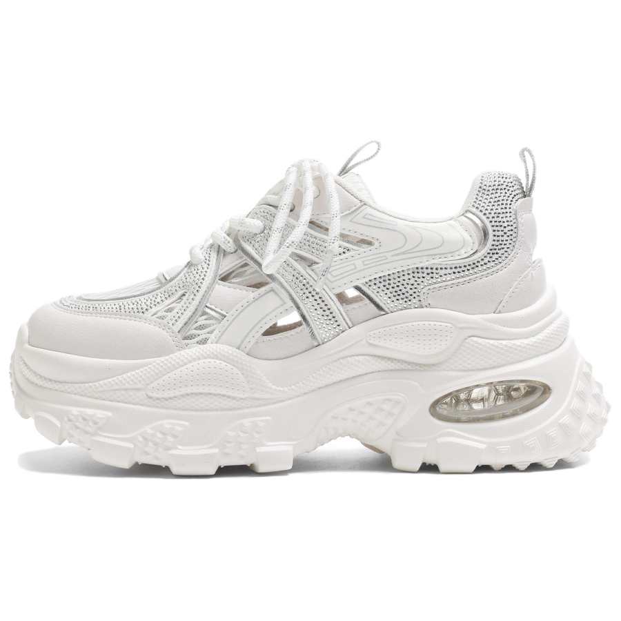 JOSINY Abrasion Resistant Slip Resistant Low top Chunky Sneakers Women's