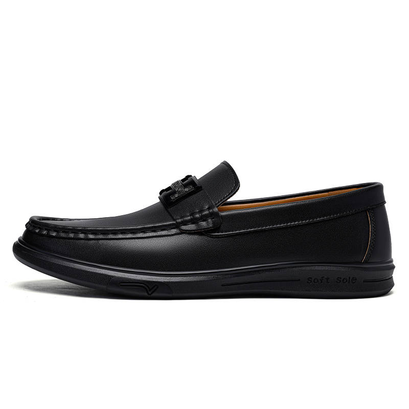 PEHL Men's Casual Shoes Men's Low Top Black/Brown