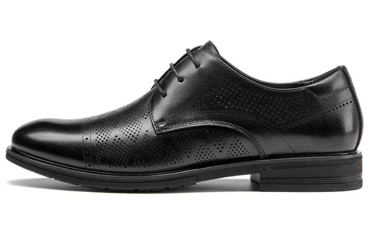 HARSON Dress Shoes Men's Low Top Black