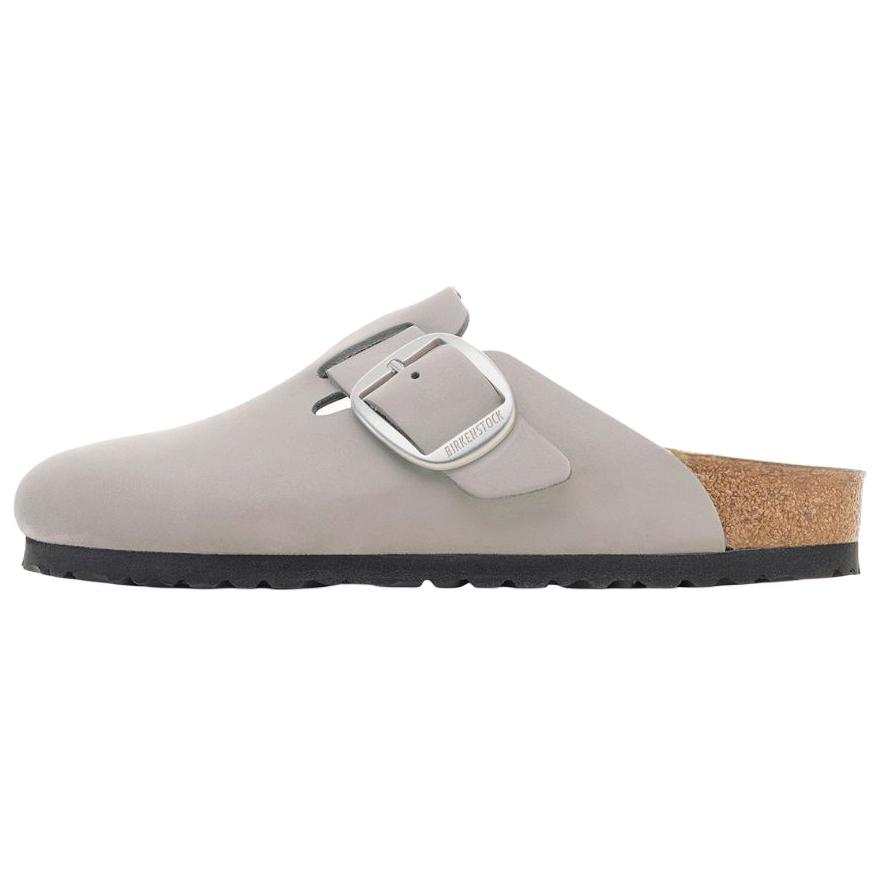 Birkenstock Boston EVA Closed Toe Slippers Women's Lime Gray Narrow